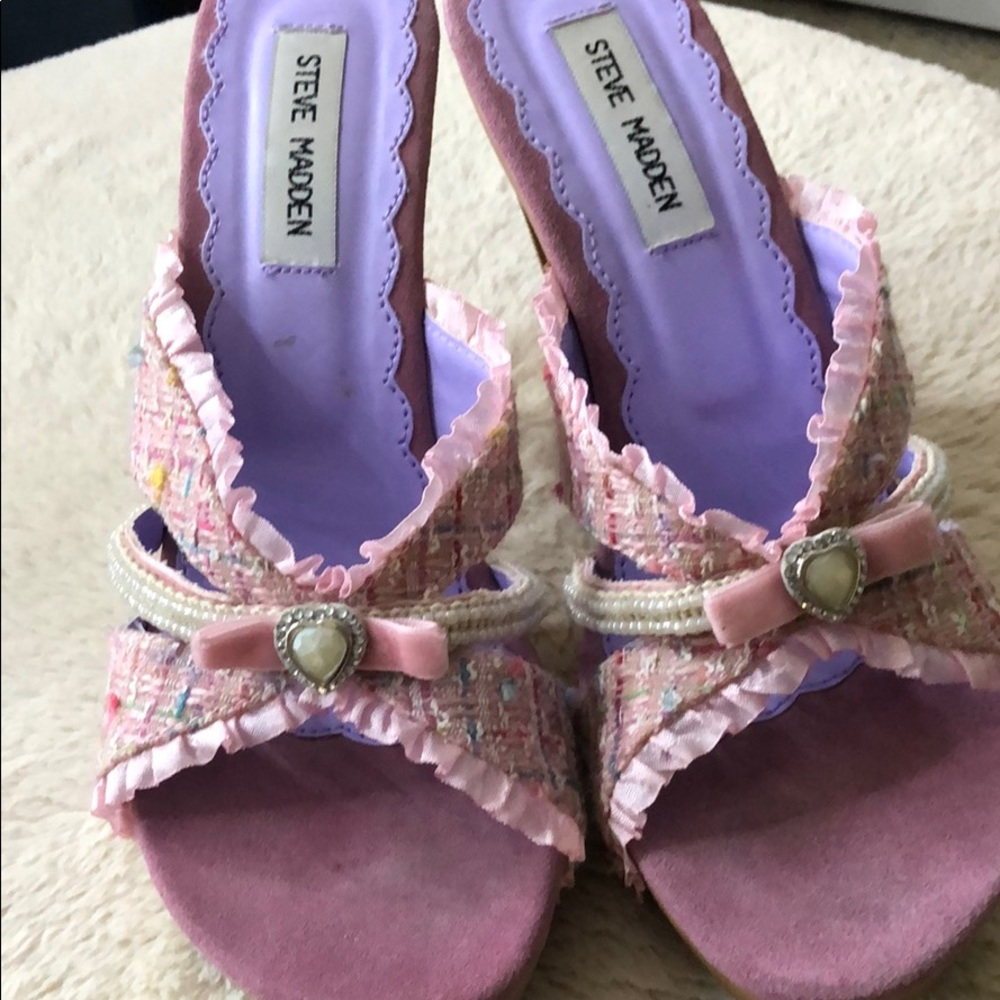 Steve Madden Lacey1 pink heels size 9 1/2